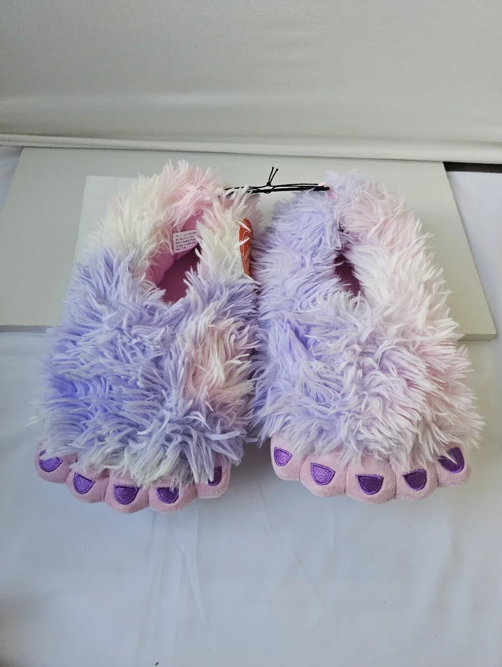Wonder Nation Fuzzy Monster Slippers - Sizes 4/5 and 6 NEW